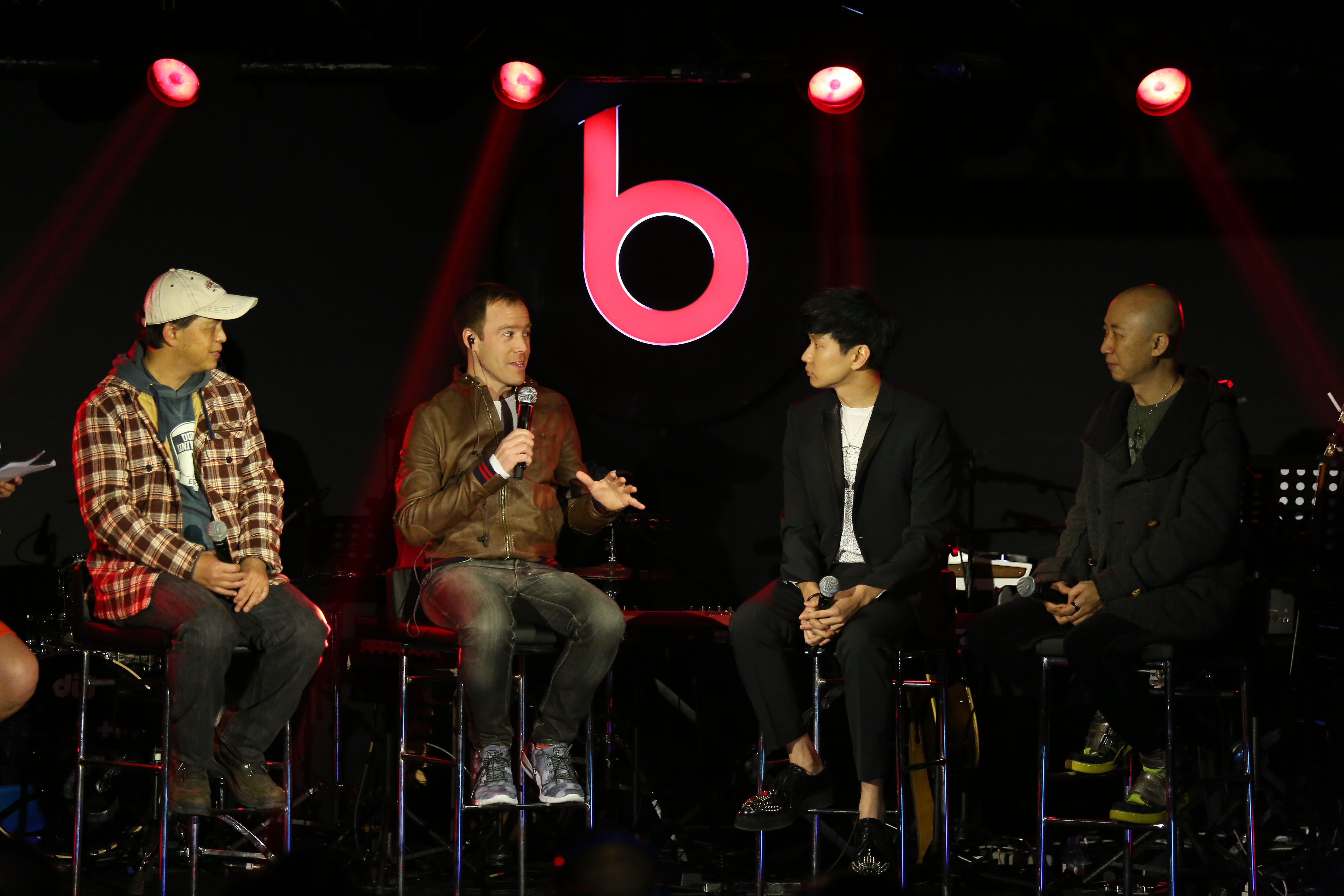 (Left to right) Michael Au, Luke Wood, JJ Lin and Billy Koh