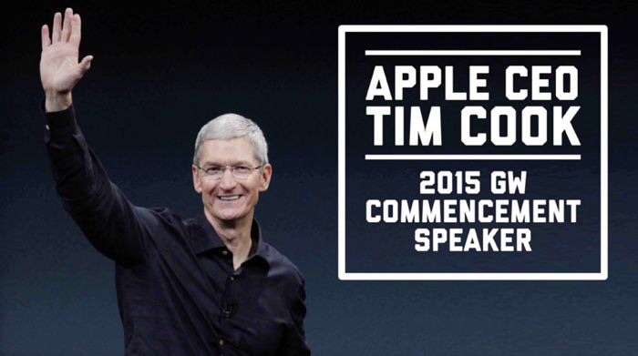 Watch Tim Cook’s Speech “Don’t Spend Your Life on the Sidelines!”