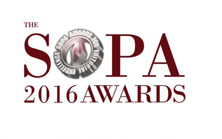 The Society of Publishers in Asia (SOPA) Announces Winners of the 2016 Awards for Editorial Excellence